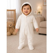 Mummys Love Erkek Çocuk Içi Dolgulu Astronot Tulum - %100 Doğal Pamuk - Gri