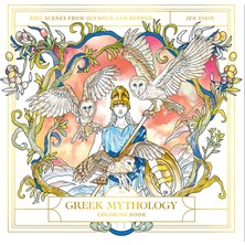 Clarkson Potter The Greek Mythology Coloring Book: Epic Scenes From Olympus And Beyond