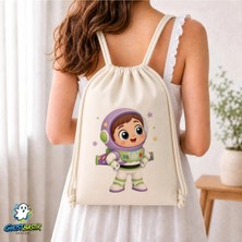 Ghostbastır Design Toy Story Büzgülü Keten Çanta C350