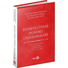 Beta Kitap Kıymetli Evrak Hukuku Uygulamaları
