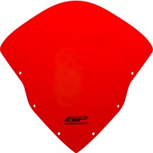 GP Kompozit Bajaj Pulsar RS 200 2015-2024 Uyumlu Ön Cam Kırmızı - 37 cm