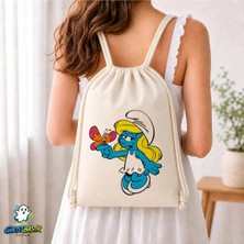 Ghostbastır Design Şirine Büzgülü Keten Çanta C310