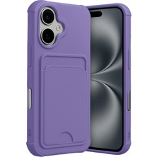 Gelalsat Newface  Iphone 17 Kelvin Kartvizitli Silikon - Lila