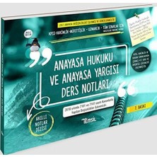 Temsil Kitap Anayasa Hukuku ve Anayasa Yargısı Ders Notları: Akıllı Notlar Dizisi