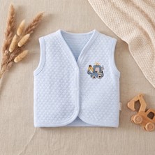 Minelora Kepçe Nakışlı Bebek Yelek