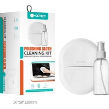 Coteci Yıkanabilir Çizmez Doku Mikrofiber Ekran Temizlik Seti | Taşınabilir Ekran, Lens, Gözlük Parlatıcı