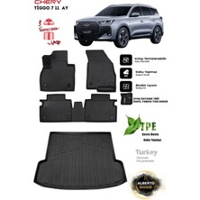Alberto Rossi Chery  Yeni Tiggo 7  2025/11 Ay Araca Özel 3D Paspas ve 3D Bagaj Havuzu