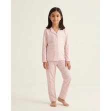 Pudra – Papatya Baskılı Kız Pijama Takım