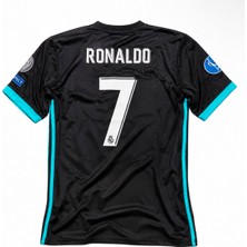 Mmt Spor R.e.a.l M.a.d.r.i.d 2017/18 Sezonu Cristiano Ronaldo 7 Numara Forması Siyah