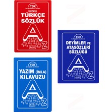 Parıltı Yayınları Ilkokul Türkçe Sözlük Yazım(Imla) Kılavuzu Deyimler ve Atasözleri 3'lü Sözlük Seti (Biala Kapak)Tdk Son Değişiklikler Esas Alınmıştır
