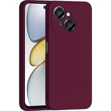 Tecno Spark Go 1 2025 Uyumlu Zore Mara Kadife Iç Yüzeyli Mat Silikon Kılıf - Lyon Tech