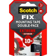 Scotch 3m Ekstra Güçlü Montaj Bandı Çift Taraflı 19 mm x 1.5 M