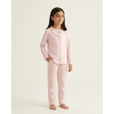 Pudra – Papatya Baskılı Kız Pijama Takım