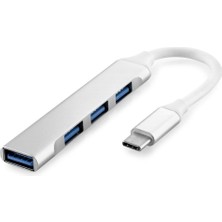 Die Grup Type-C Hub 4 Port Beyaz HDX7032