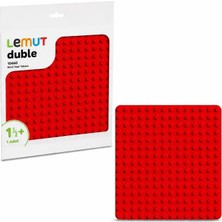 Lemut 10460 Duble Kırmız Plaka (Zemin) - Duble Kırmızı Zemin 10460 - 25CMX25CM Ebatlarında