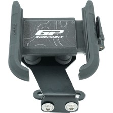 Gp Kompozit PNV001 Honda Pcx 125 / 150 2025-2026 Uyumlu Telefon / Navigasyon Tutucu Siyah