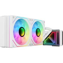 James Donkey Lugis JDC240 Argb 240MM Beyaz Sıvı Işlemci Soğutucu Am5 ve LGA1700 Uyumlu