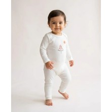 Beyaz – Karpuz Dondurma Baskılı Kız Bebe Takım
