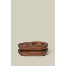 Anthropologie  Cairn 2'li Ahşap Yumurta Standı