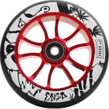 Ao Enzo 2 125MM 86A Red Titen Abec 9 Rulmanlı Scooter Tekerleği