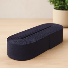 ALK Paça Lastiği Yassı Geniş Siyah 4 cm 10 M