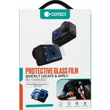 Coteci Djı Osmo Action 5 Pro Uyumlu Rabbit/radar Cage Ön, Arka Ekran ve Lens Koruyucu Koruyucu Seti