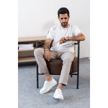 Kb-E2 Kuback Beyaz Deri Günlük Erkek Ayakkabı