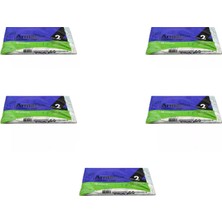 Armaplus Takviyeli Kalın Baskılı Beyaz Çanta Poşet Torba - 2 No - 26X38 Cm. - 50 Adetlik 5 Paket