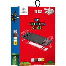 Coteci Nintendo Switch 2 Uyumlu Şeffaf Pc 3 Parçalı Ayrılabilir Koruyucu Kılıf
