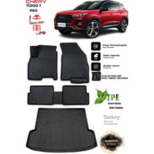 Alberto Rossi Chery Tiggo 7 Pro 2025 Araca Özel 3D Paspas ve 3D Bagaj Havuzu