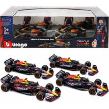 Bburago 1:43 Oracle Red Bull Racing World Champion Set Die Cast 4’lü Model Araba