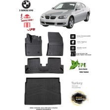 Alberto Rossi Bmw 3 Serisi E90 2009 Araca Özel 3D Paspas ve 3D Bagaj Havuzu