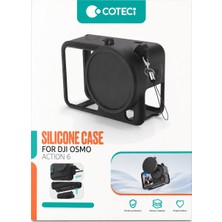 Coteci Djı Osmo Action 6 Tam Uyumlu Silikon Koruma Kılıfı | Lens Kapaklı