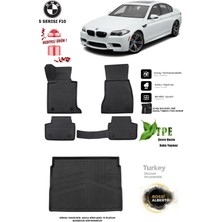 Alberto Rossi Bmw  5 Serisi F10 2WD 2015 Araca Özel 3D Paspas ve 3D Bagaj Havuzu