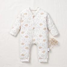 Minelora Unisex Bebek Fil Desenli Çıtçıtlı Tulum