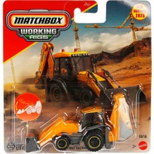 Matchbox Iş Araçları Serisi JCY27 - Mbx Backhoe JBX68