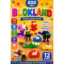Lemut Blockland 800 Parça ( Kutusuz ) Pixel Yaratıcı Tasarım Yapı Inşaa Eğitici Oyuncak Minecraft