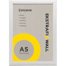 Ekstrafix Wall Çerçeve A5 Beyaz