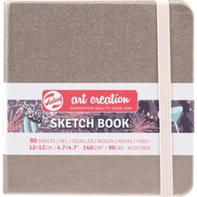 Talens Art Creation Sketch Book Eskiz Defteri 80 Yaprak 140 G 12X12 cm Champagne Pink 9314244M