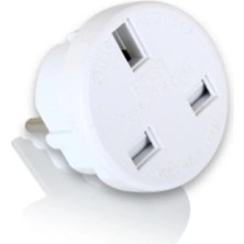 CATEKSSS Ingiliz Priz Çevirici Fil Dönüştürücü Mini Adaptör F-09