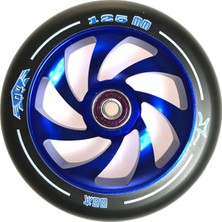 Ao Spiral 125MM 88A Blue Titen Abec 9 Rulmanlı Scooter Tekerleği