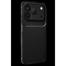 Elitse Newface Tecno Spark 50 4g Auto Focus Karbon Kapak - Siyah