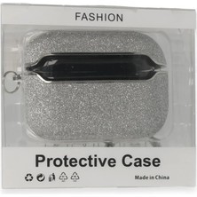 ALK Apple Airpods Pro (1.nesil) Spell Simli Kılıf - Gümüş