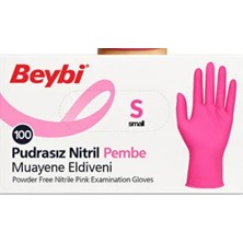 Lesamed Beybi Pembe Muayne Eldiveni 3 Lü Paket S Beden