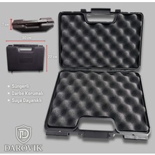 Darovik CAS10 Süngerli Polimer Tabanca Taşıma Çantası 30 cm Çift Taraf Sünger