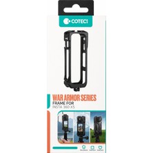 Coteci War Armor Series INSTA360 X5 Uyumlu Koruyucu Çerçeve Kamera Kafesi
