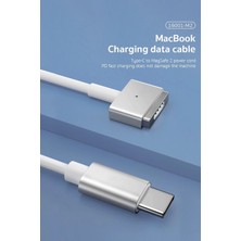 Coteci 16001-M2 Type-C To Magsafe 2 Hızlı Şarj Kablosu 2 Metre
