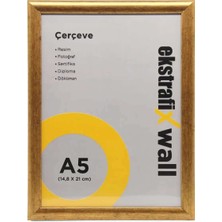 Ekstrafix Wall Çerçeve A5 Altın