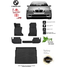 Alberto Rossi Bmw  5 Serisi E39 1998 Araca Özel 3D Paspas ve 3D Bagaj Havuzu