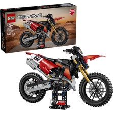 LEGO Technic Ducati DESMO450 Mx Factory Motosiklet 42238 - 10 Yaş ve Üzeri Çocuklar Için Yaratıcı Oyuncak Yapım Seti (457 Parça)